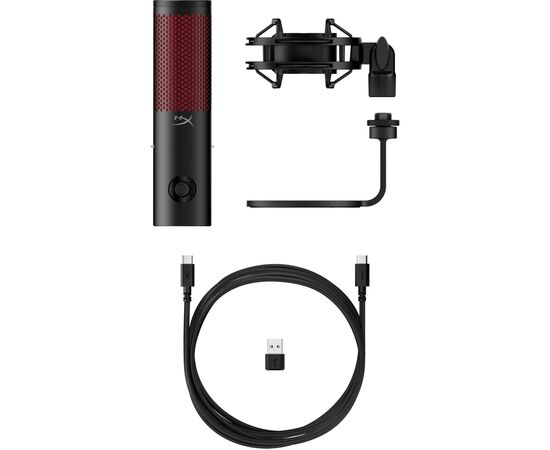 Мікрофон HyperX QuadCast 2 Black (872V1AA), зображення 9 Мікрофон HyperX QuadCast 2 Black (872V1AA), зображення 9
