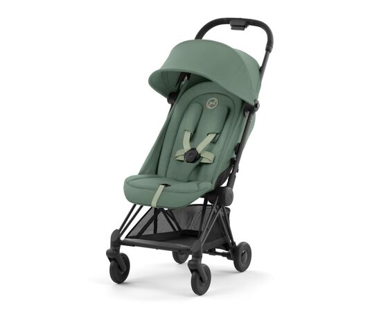 Коляска Cybex Coya Matt Black Leaf Green (522004355)