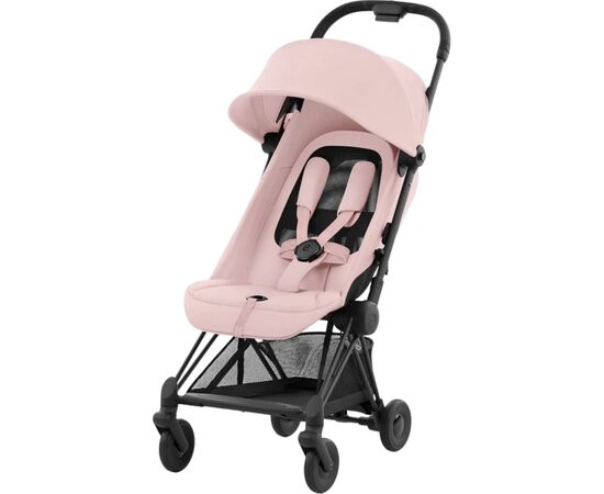 Коляска Cybex Coya Matt Black Peach Pink (522004345), изображение 2 Коляска Cybex Coya Matt Black Peach Pink (522004345), изображение 2