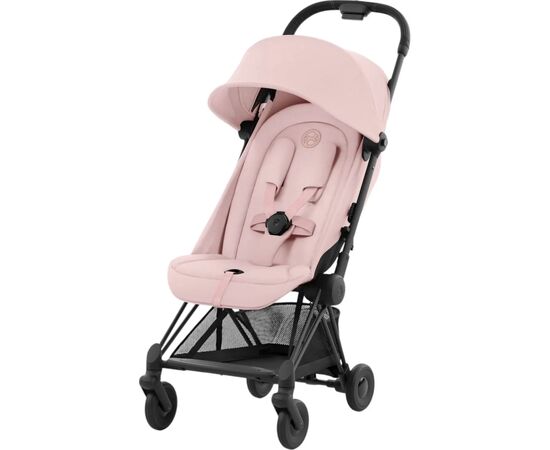 Коляска Cybex Coya Matt Black Peach Pink (522004345)