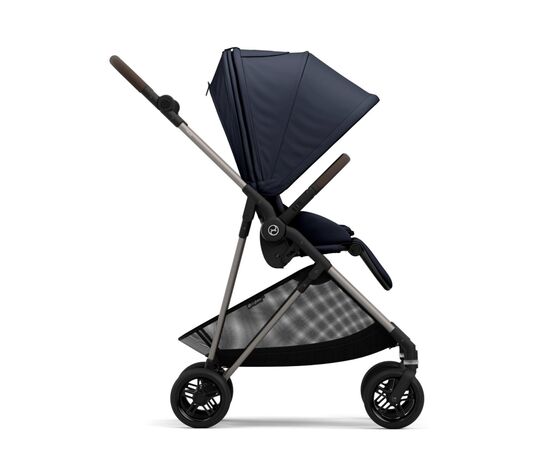 Коляска Cybex Melio Dark Blue С бампером (524000027), изображение 4 Коляска Cybex Melio Dark Blue С бампером (524000027), изображение 4