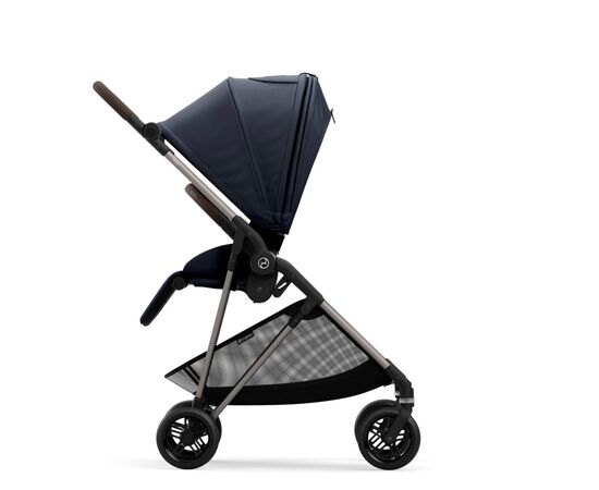 Коляска Cybex Melio Dark Blue С бампером (524000027), изображение 5 Коляска Cybex Melio Dark Blue С бампером (524000027), изображение 5