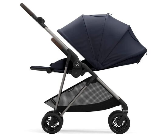 Коляска Cybex Melio Dark Blue С бампером (524000027), изображение 6 Коляска Cybex Melio Dark Blue С бампером (524000027), изображение 6