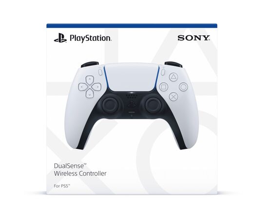 Геймпад Sony Playstation DualSense Bluetooth PS5 White (1000040185), изображение 8 Геймпад Sony Playstation DualSense Bluetooth PS5 White (1000040185), изображение 8