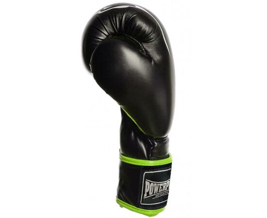 Боксерські рукавички PowerPlay 3018 16oz Black/Green (PP_3018_16oz_Black/Green), зображення 3 Боксерські рукавички PowerPlay 3018 16oz Black/Green (PP_3018_16oz_Black/Green), зображення 3