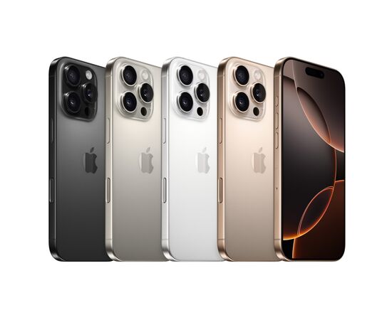 Мобильный телефон Apple iPhone 16 Pro Max 1TB Desert Titanium (MYX63), изображение 6 Мобильный телефон Apple iPhone 16 Pro Max 1TB Desert Titanium (MYX63), изображение 6