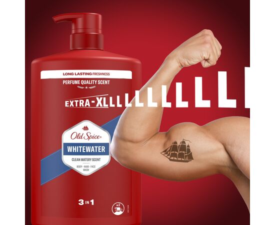 Гель для душа Old Spice Whitewater 1000 мл (8006540818862), изображение 10 Гель для душа Old Spice Whitewater 1000 мл (8006540818862), изображение 10