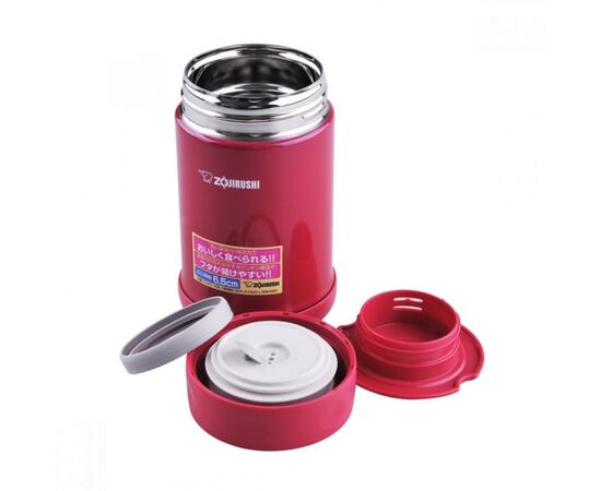 Термос Zojirushi пищевой SW-FCE75PJ 0,75 л Red (1678.03.57), изображение 2 Термос Zojirushi пищевой SW-FCE75PJ 0,75 л Red (1678.03.57), изображение 2
