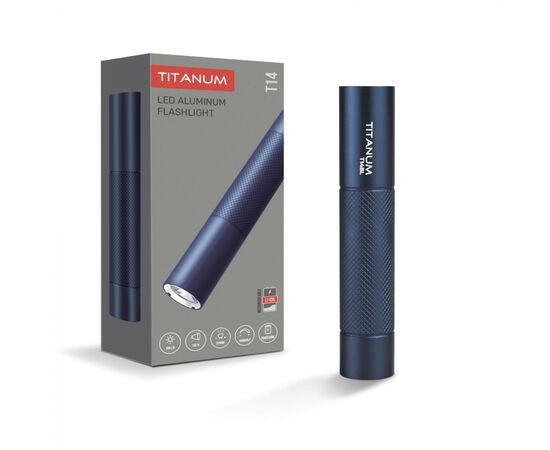 Фонарь TITANUM 300Lm 5000K Blue (TLF-T14BL)