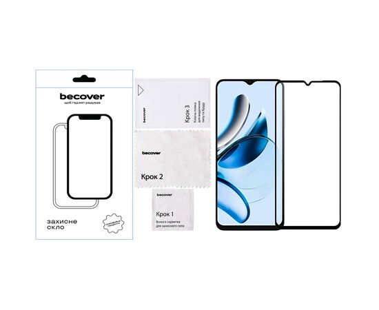Стекло защитное BeCover Blackview Color 8 Black (712127), изображение 4 Стекло защитное BeCover Blackview Color 8 Black (712127), изображение 4