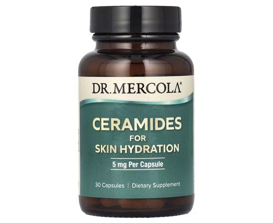 Витаминно-минеральный комплекс Dr. Mercola Керамиды для увлажнения кожи, 5 мг, Ceramides For Skin Hydration, 30 к (MCL-21280)