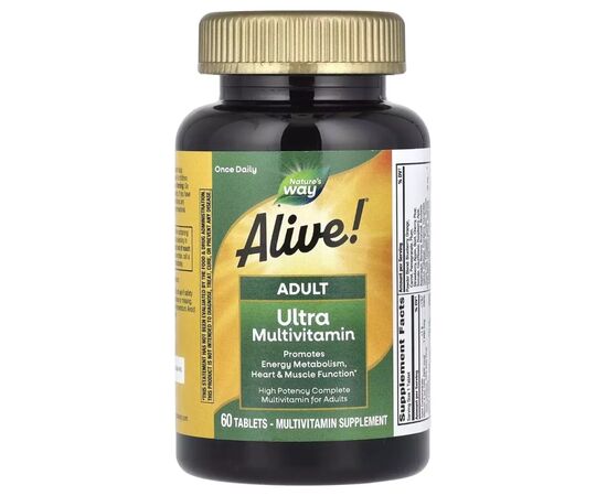 Мультивитамин Nature's Way Мультивитамины для женщин 50+, вкус ягод, Alive! Women''s 50+ Multivit (NWY-14068)