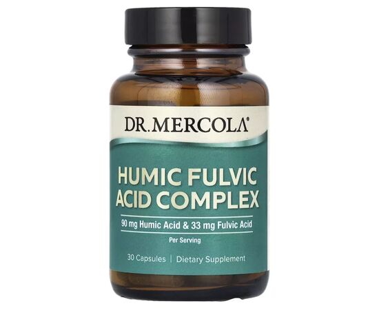 Витаминно-минеральный комплекс Dr. Mercola Комплекс гуминовых фульвокислот, Humic Fulvic Acid Complex, 30 кап (MCL-21365)