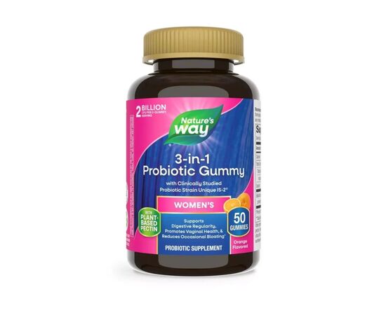 Витаминно-минеральный комплекс Nature's Way Пробиотики для женщин, вкус апельсина, Women''s Probiotic, 50 жев (NWY14719)