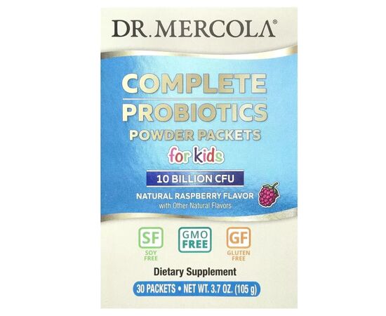 Витаминно-минеральный комплекс Jarrow Formulas Пробиотики для детей, 10 млрд КОЕ, вкус малины, Complete Probioti (MCL-01198), изображение 2 Витаминно-минеральный комплекс Jarrow Formulas Пробиотики для детей, 10 млрд КОЕ, вкус малины, Complete Probioti (MCL-01198), изображение 2