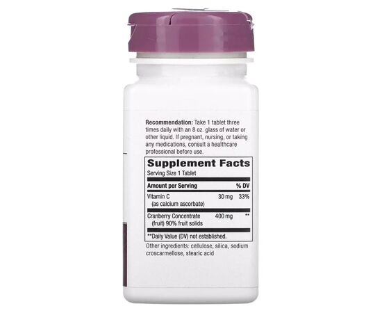 Травы Nature's Way Клюква, премиум-смесь, 400 мг, Cranberry, Premium Blend, 60 таблеток (NWY-15020), изображение 2 Травы Nature's Way Клюква, премиум-смесь, 400 мг, Cranberry, Premium Blend, 60 таблеток (NWY-15020), изображение 2