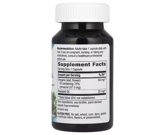 Травы Nature's Way Масло орегано, Премиальная смесь, Oregano Oil, Premium Blend, 60 вег (NWY-15181), изображение 2 Травы Nature's Way Масло орегано, Премиальная смесь, Oregano Oil, Premium Blend, 60 вег (NWY-15181), изображение 2