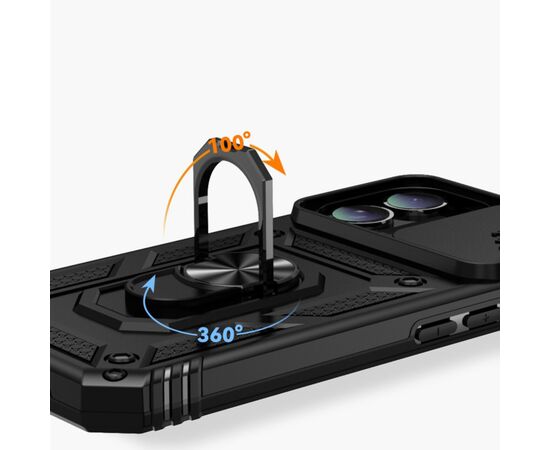 Чохол до мобільного телефона BeCover Military Apple iPhone 16 Plus Black (712154), зображення 4