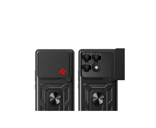 Чехол для мобильного телефона BeCover Military Poco F6 Pro Black (712166), изображение 2