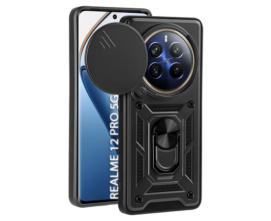 Чохол до мобільного телефона BeCover Military Realme 12 Pro 5G Black (712176)