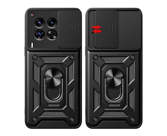 Чохол до мобільного телефона BeCover Military Tecno Camon 30 (CL6) Black (712170), зображення 2