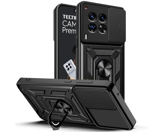Чохол до мобільного телефона BeCover Military Tecno Camon 30 (CL6) Black (712170), зображення 7