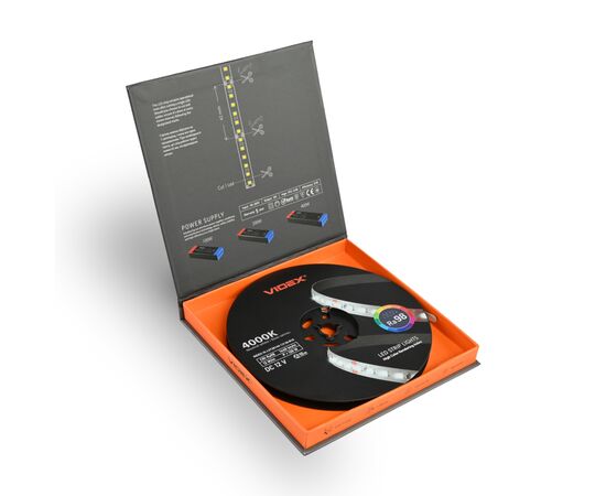 Светодиодная лента Videx DC12V 120W 10M 4000K Ra98 IP20 (VL-LST28144-12124-B10), изображение 4