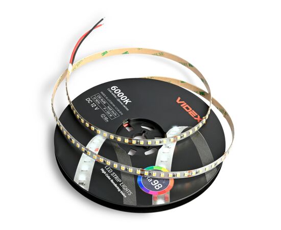 Светодиодная лента Videx DC12V 120W 10M 6000K Ra98 IP20 (VL-LST28144-12126-B10), изображение 2 Светодиодная лента Videx DC12V 120W 10M 6000K Ra98 IP20 (VL-LST28144-12126-B10), изображение 2