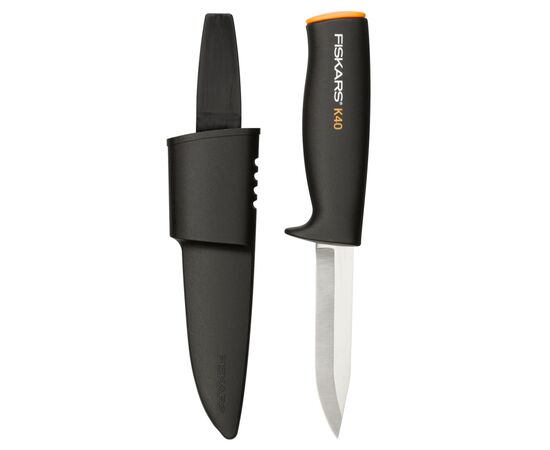 Нож Fiskars с чехлом K40 (1001622), изображение 2 Нож Fiskars с чехлом K40 (1001622), изображение 2