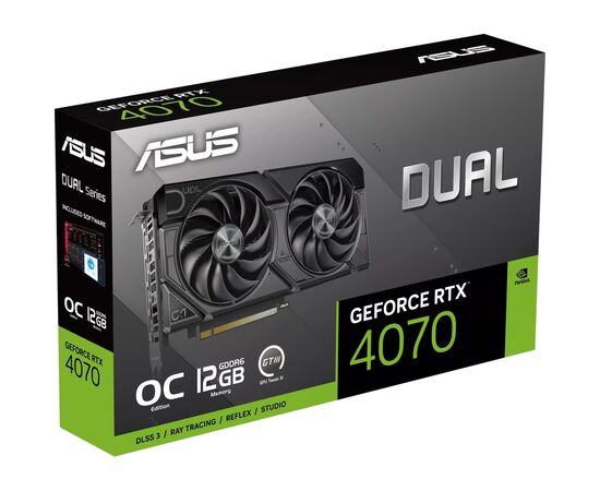Видеокарта ASUS GeForce RTX4070 12Gb DUAL OC EVO (DUAL-RTX4070-O12GD6-EVO), изображение 12 Видеокарта ASUS GeForce RTX4070 12Gb DUAL OC EVO (DUAL-RTX4070-O12GD6-EVO), изображение 12