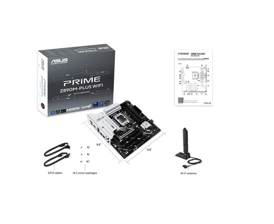 Материнская плата ASUS PRIME Z890M-PLUS WIFI, изображение 8 Материнская плата ASUS PRIME Z890M-PLUS WIFI, изображение 8