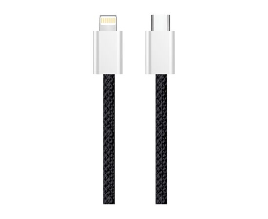 Дата кабель USB-C to Lightning 1.0m 27W black ColorWay (CW-CBPDCL061-BK), изображение 7 Дата кабель USB-C to Lightning 1.0m 27W black ColorWay (CW-CBPDCL061-BK), изображение 7