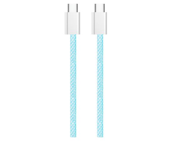 Дата кабель USB-C to USB-C 1.0m 60W 3.0А blue ColorWay (CW-CBPDCC061-BL), изображение 5 Дата кабель USB-C to USB-C 1.0m 60W 3.0А blue ColorWay (CW-CBPDCC061-BL), изображение 5