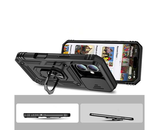 Чохол до мобільного телефона BeCover Military Apple iPhone 16 Black (712153), зображення 3