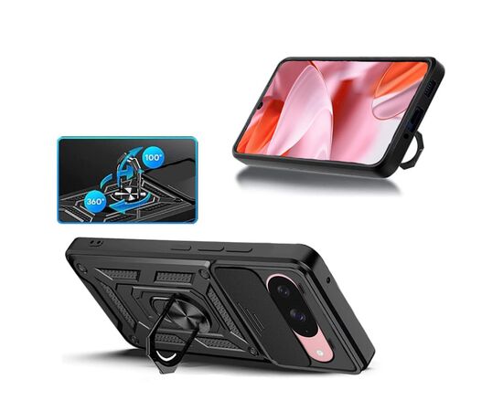 Чохол до мобільного телефона BeCover Military Google Pixel 9 Black (712184), зображення 2