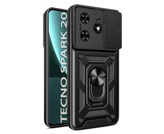 Чохол до мобільного телефона BeCover Military Tecno Spark 20 (KJ5n) Black (712168)