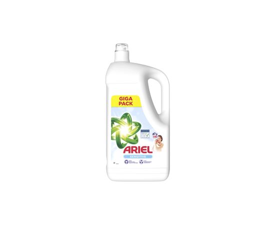Гель для стирки Ariel Sensitive Для чувствительной кожи 5 л (8006540869697), изображение 2 Гель для стирки Ariel Sensitive Для чувствительной кожи 5 л (8006540869697), изображение 2