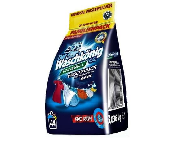 Стиральный порошок Waschkonig Universal 3.036 кг (4260418931334)