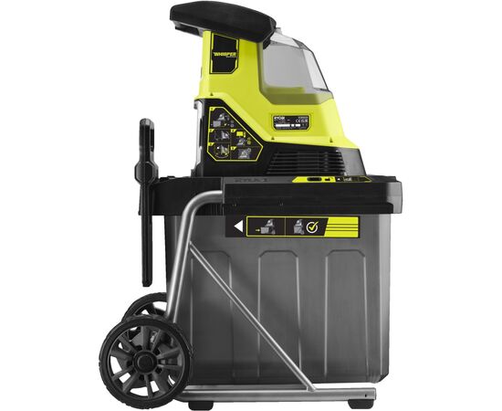 Садовый измельчитель Ryobi Max Power RY36SHX40-0 36В, 40мм, 55л, фреза низкошумная (без АКБ и ЗУ) (5133005451), изображение 3 Садовый измельчитель Ryobi Max Power RY36SHX40-0 36В, 40мм, 55л, фреза низкошумная (без АКБ и ЗУ) (5133005451), изображение 3
