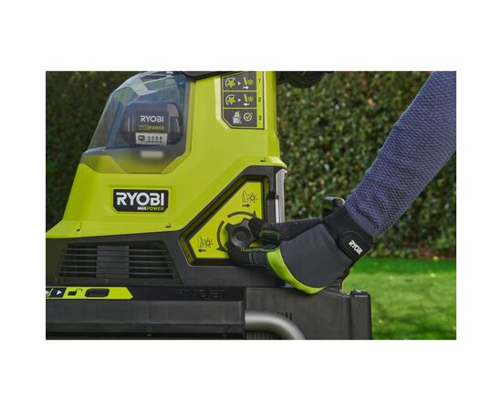 Садовый измельчитель Ryobi Max Power RY36SHX40-0 36В, 40мм, 55л, фреза низкошумная (без АКБ и ЗУ) (5133005451), изображение 5 Садовый измельчитель Ryobi Max Power RY36SHX40-0 36В, 40мм, 55л, фреза низкошумная (без АКБ и ЗУ) (5133005451), изображение 5