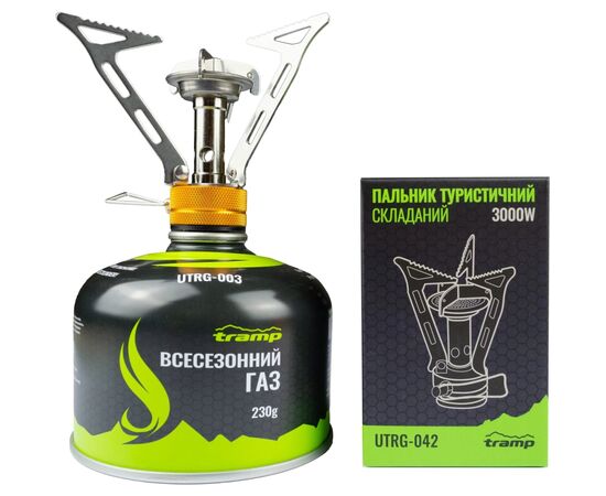 Горелка Tramp UTRG-042 + Картридж 230гр (UTRG-042+UTRG-003), изображение 2 Горелка Tramp UTRG-042 + Картридж 230гр (UTRG-042+UTRG-003), изображение 2