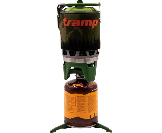Горелка Tramp система для приготування їжі UTRG-115-olive + Картридж 230гр (UTRG-115-olive+UTRG-003)