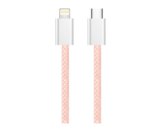 Дата кабель USB-C to Lightning 1.0m 27W pink ColorWay (CW-CBPDCL061-P), изображение 7 Дата кабель USB-C to Lightning 1.0m 27W pink ColorWay (CW-CBPDCL061-P), изображение 7