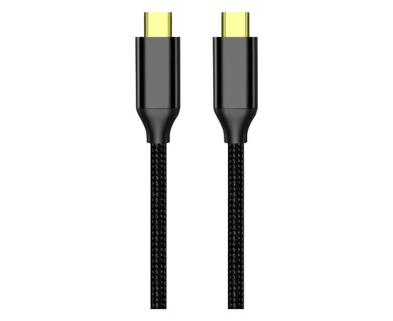 Дата кабель USB-C to USB-C 1.0m USB3.2 (20Gbps 4K PD100W) Gen2 5А black ColorWay (CW-CBPDCC062-BK), изображение 5 Дата кабель USB-C to USB-C 1.0m USB3.2 (20Gbps 4K PD100W) Gen2 5А black ColorWay (CW-CBPDCC062-BK), изображение 5