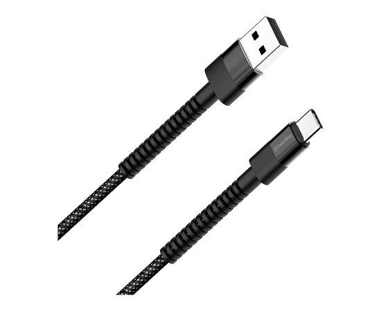 Дата кабель USB-C to USB-C 1.0m 2.4А black ColorWay (CW-CBUC063-BK), изображение 3 Дата кабель USB-C to USB-C 1.0m 2.4А black ColorWay (CW-CBUC063-BK), изображение 3