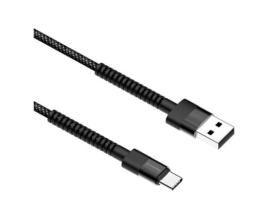 Дата кабель USB-C to USB-C 1.0m 2.4А black ColorWay (CW-CBUC063-BK), изображение 4 Дата кабель USB-C to USB-C 1.0m 2.4А black ColorWay (CW-CBUC063-BK), изображение 4