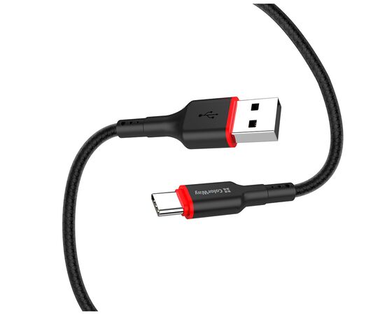Дата кабель USB-C to USB-C 1.0m 2.4А black ColorWay (CW-CBUC064-BK), изображение 5 Дата кабель USB-C to USB-C 1.0m 2.4А black ColorWay (CW-CBUC064-BK), изображение 5