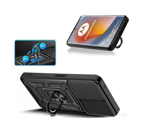 Чехол для мобильного телефона BeCover Military Motorola Edge 50 Fusion Black (712162), изображение 4