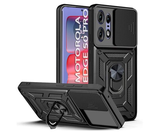 Чохол до мобільного телефона BeCover Military Motorola Edge 50 Pro Black (712161)