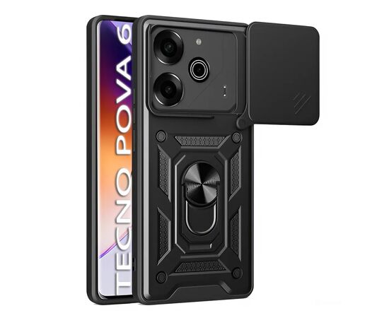 Чохол до мобільного телефона BeCover Military Tecno POVA 6 (LI7) Black (712167)